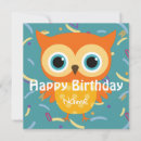 Search for owl flat cards Boy