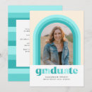 Search for turquoise graduation invitations College graduate