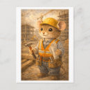 Search for construction workers postcards Animal