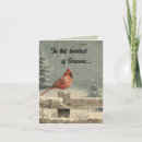 Search for fence christmas cards Cardinal