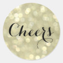 Search for champagne glitter wedding stickers Gold