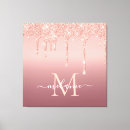 Search for wedding monogram canvas prints Gold