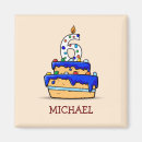 Search for birthday cake magnets Blue