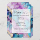 Search for purple marbling invitations Abstract