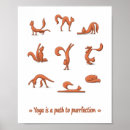 Search for cat yoga posters Funny