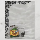 Search for pumpkins business stationery Halloween