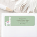 Search for cute llama return address labels Llama baby shower