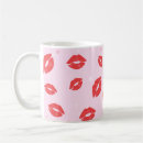 Search for red lipstick kiss mugs Romance