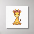 Search for cute giraffe canvas prints Safari