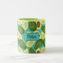Search for avocado pattern mugs Avocados