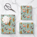 Search for brown bear wrapping paper Forest animals
