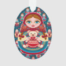 Search for matryoshka christmas tree decorations Babushka