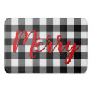 Search for black and white christmas bath mats Red