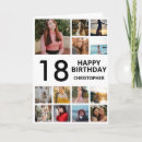 Search for 18th birthday cards Photo collage