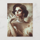Search for vintage antique elegant woman postcards Beautiful