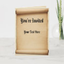 Search for parchment scroll invitations Party