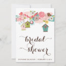 Search for bird bridal shower invitations Summer