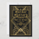 Search for roaring twenties party invitations Murder mystery