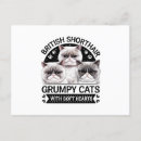 Search for grumpy horizontal postcards Funny cat