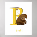 Search for animal kids posters Brown bear