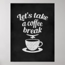 Search for coffee break posters Black