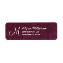 Search for grunged return address labels Bride