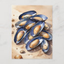 Search for mussels postcards Beach
