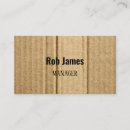 Search for cardboard business cards Brown