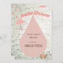 Search for drop in bridal shower invitations Umbrella