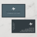 Search for communications business cards Blue