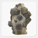 Search for mineralogy stickers Close up view
