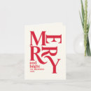 Search for black and red christmas cards Typography