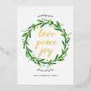 Search for watercolor wreath christmas cards Gold