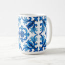 Search for blue mosaic mugs Mediterranean