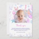 Search for 1st birthday thank you cards Under the sea