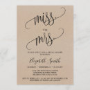 Search for miss to mrs invitations Vintage
