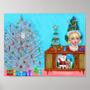 Search for whimsical christmas tree art Reindeer