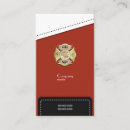 Search for fire department business cards Modern