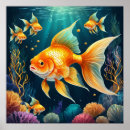 Search for gold fish posters Aquatic