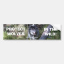 Search for animal protection bumper stickers Grey wolves