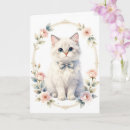 Search for cute kitty cards Watercolor