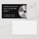 Search for saw blade business cards Construction