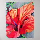 Search for hibiscus art Red