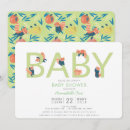 Search for lime green baby shower invitations Animal