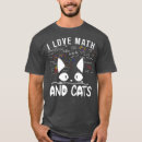Search for i love math tshirts Feline