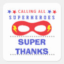 Search for superhero thank you stickers Party