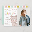 Search for llama birthday invitations Alpaca