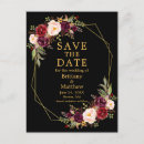 Search for black burgundy gold invitations Watercolor burgundy floral