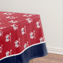 Search for red white and blue tablecloths Nautical