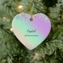 Search for holographic christmas tree decorations Colourful
